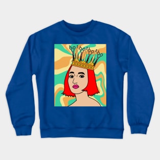 Styling Queen Hair Stylist Beautician Crewneck Sweatshirt